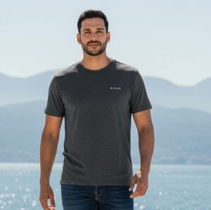 Columbia Men's Charcoal Gray‎ Tee